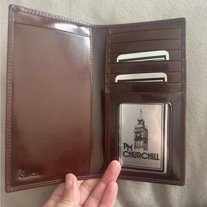 Brown Leather Card Holder